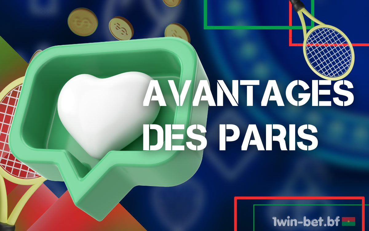 Tennis Avantages des Paris