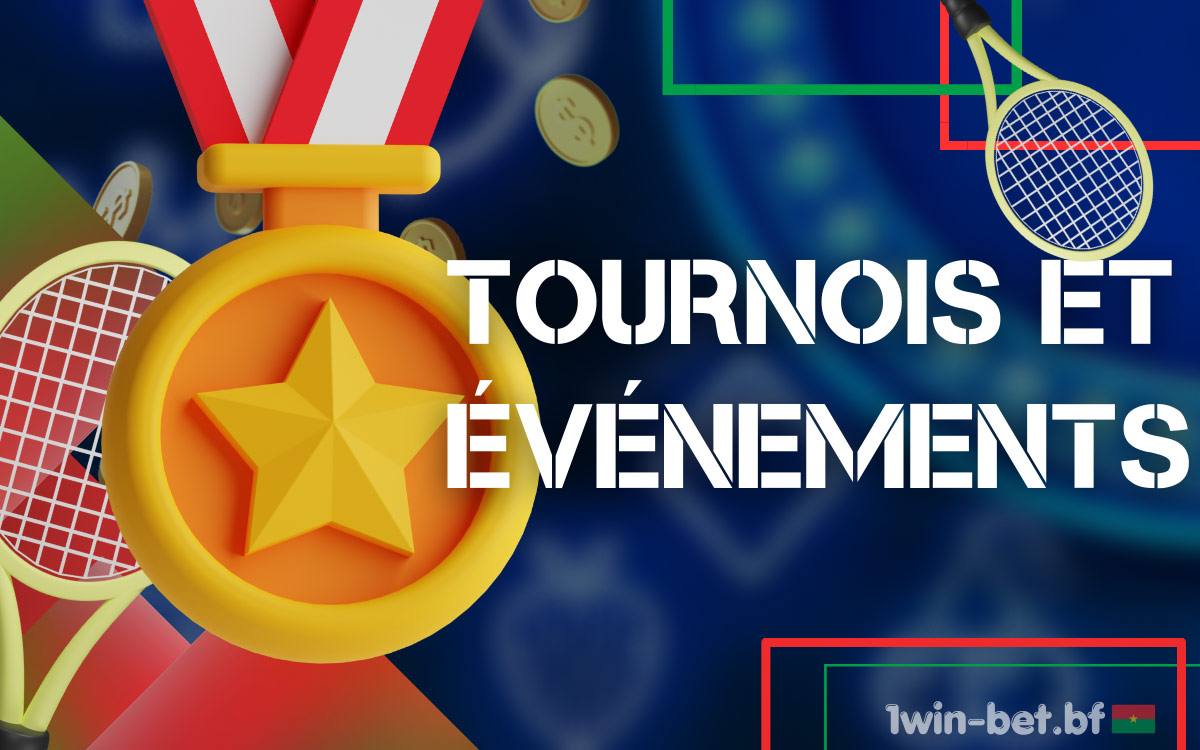 1win Tournois et Événements de Tennis