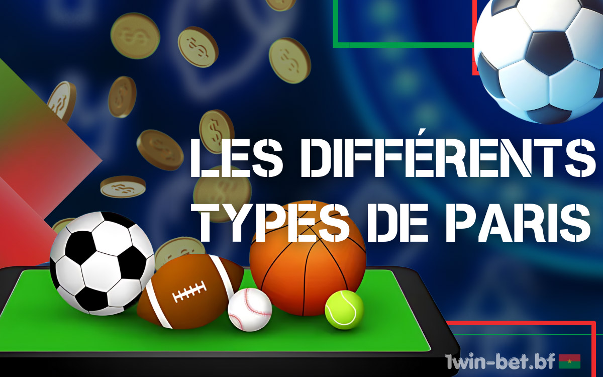 1Win propose différents types de paris sur le football.