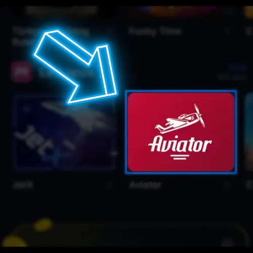 Trouvez l'onglet Aviator et cliquez dessus