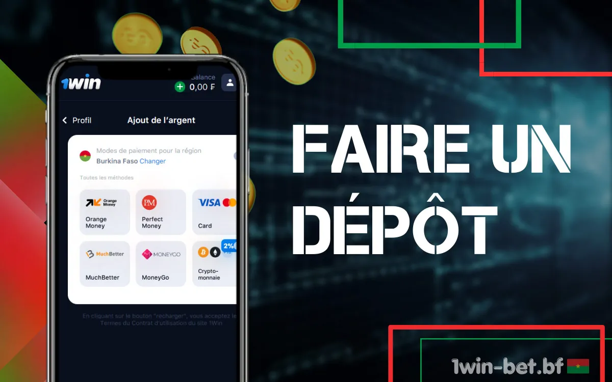 Si vous effectuez un dépôt pour la première fois, vous devez suivre les instructions suivantes